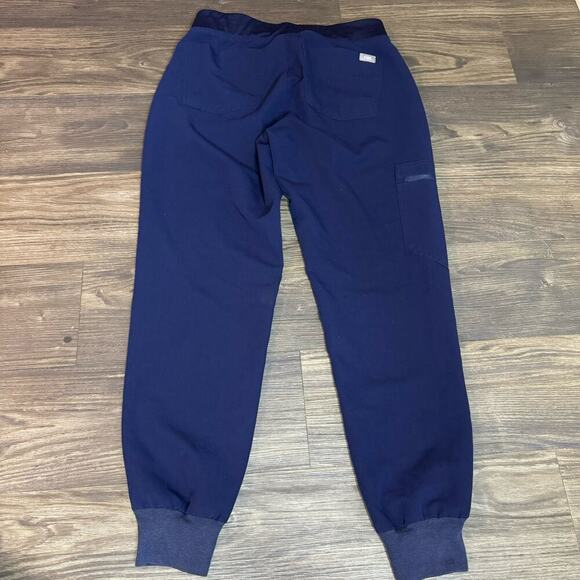 Figs Women's High Waisted Zamora Jogger Scrub Pants Size XS Ceil Blue - Picture 2 of 7